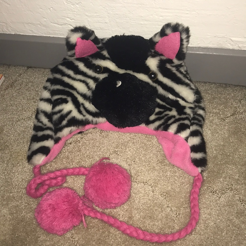 funny kids zebra hat